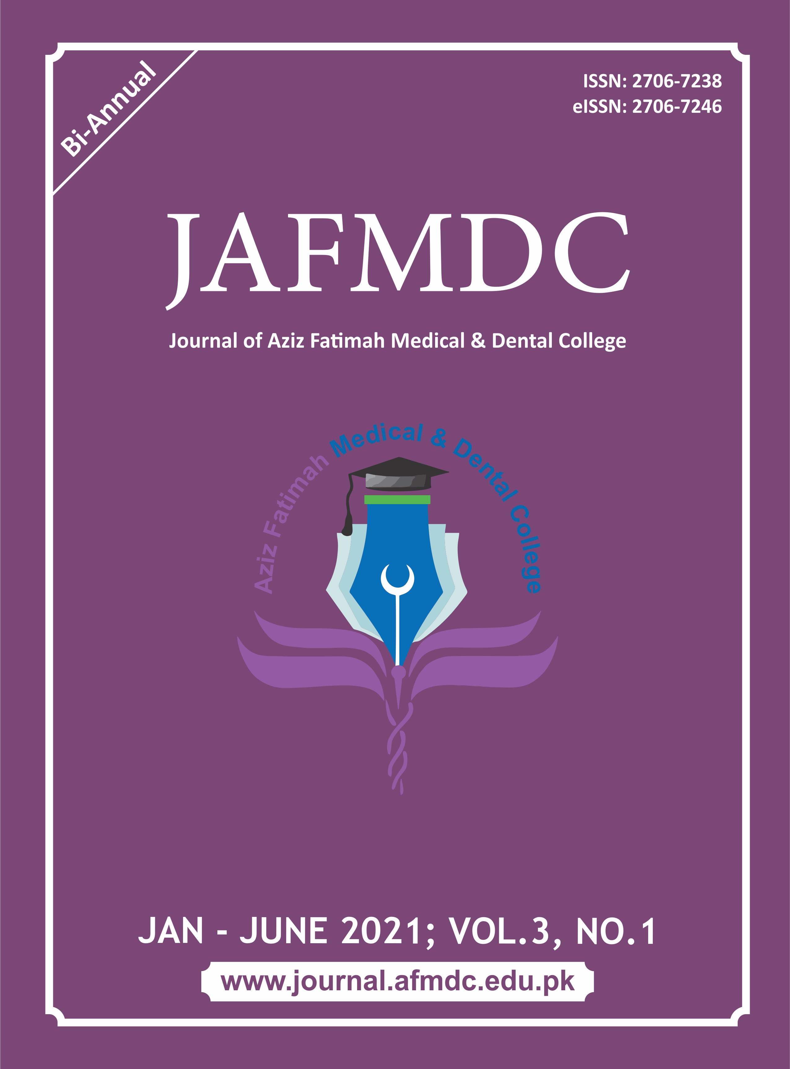 					View Vol. 3 No. 1 (2021): JAFMDC
				